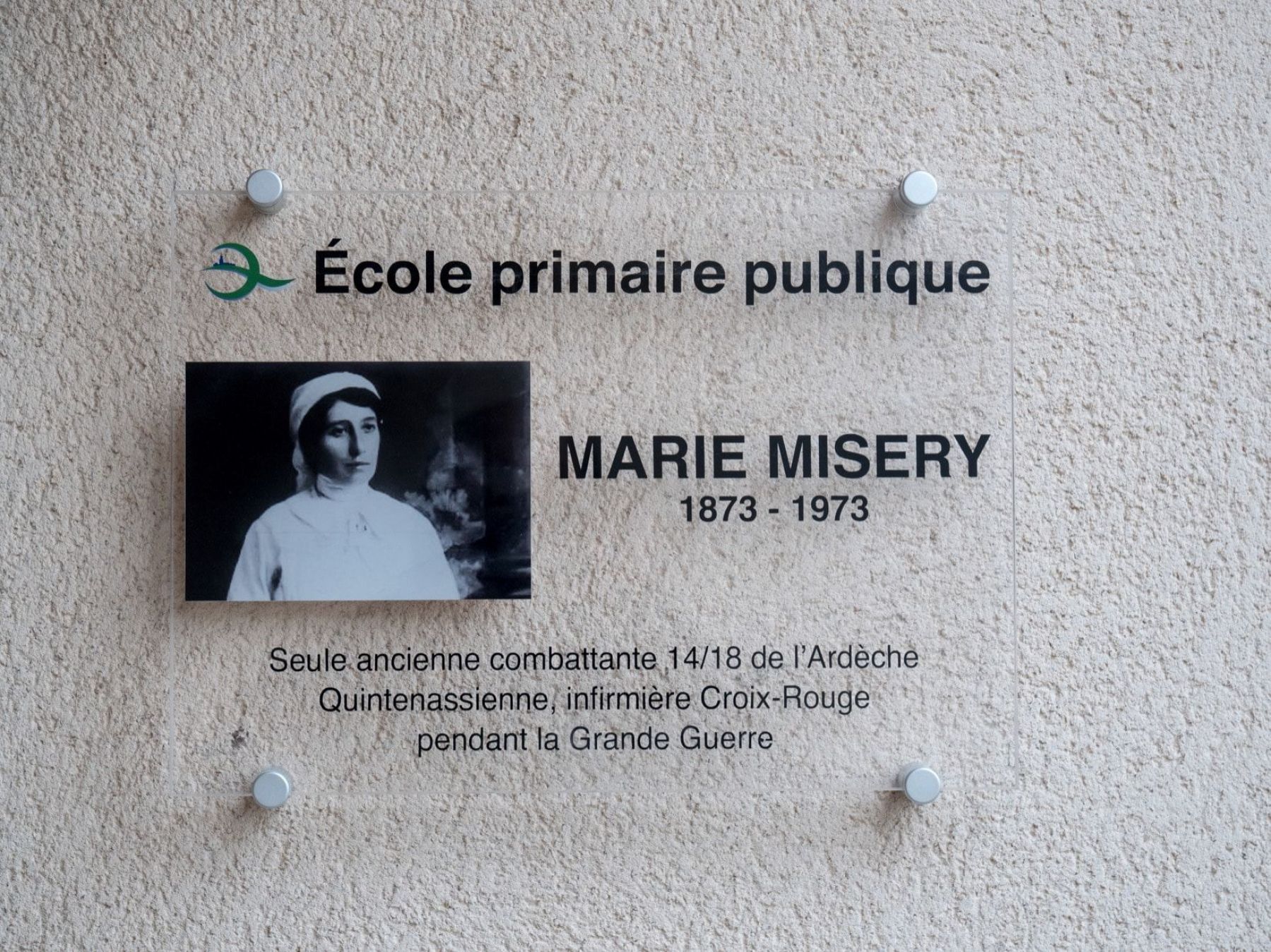 Plaque Marie Misery