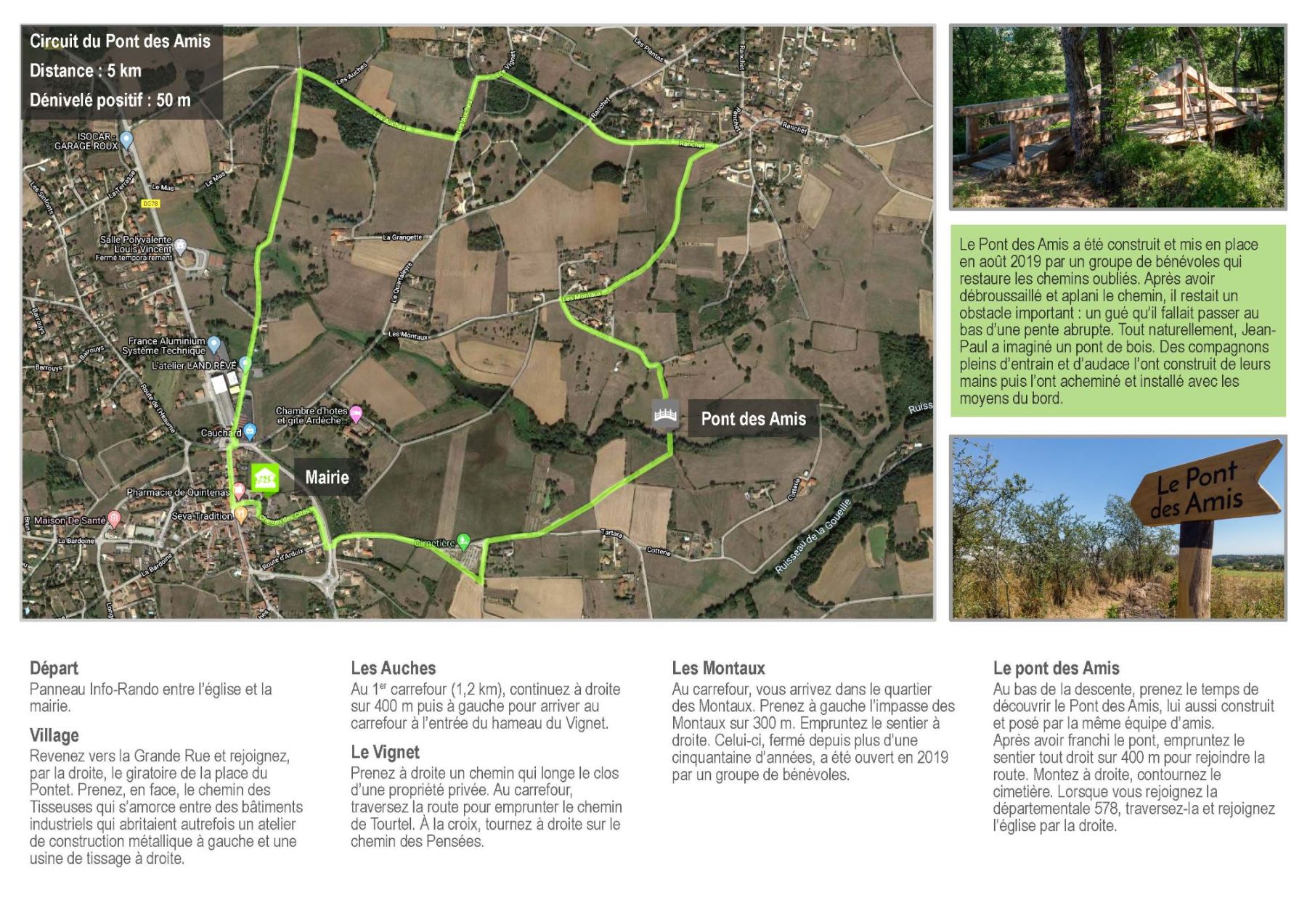 Randonnée Pont des amis