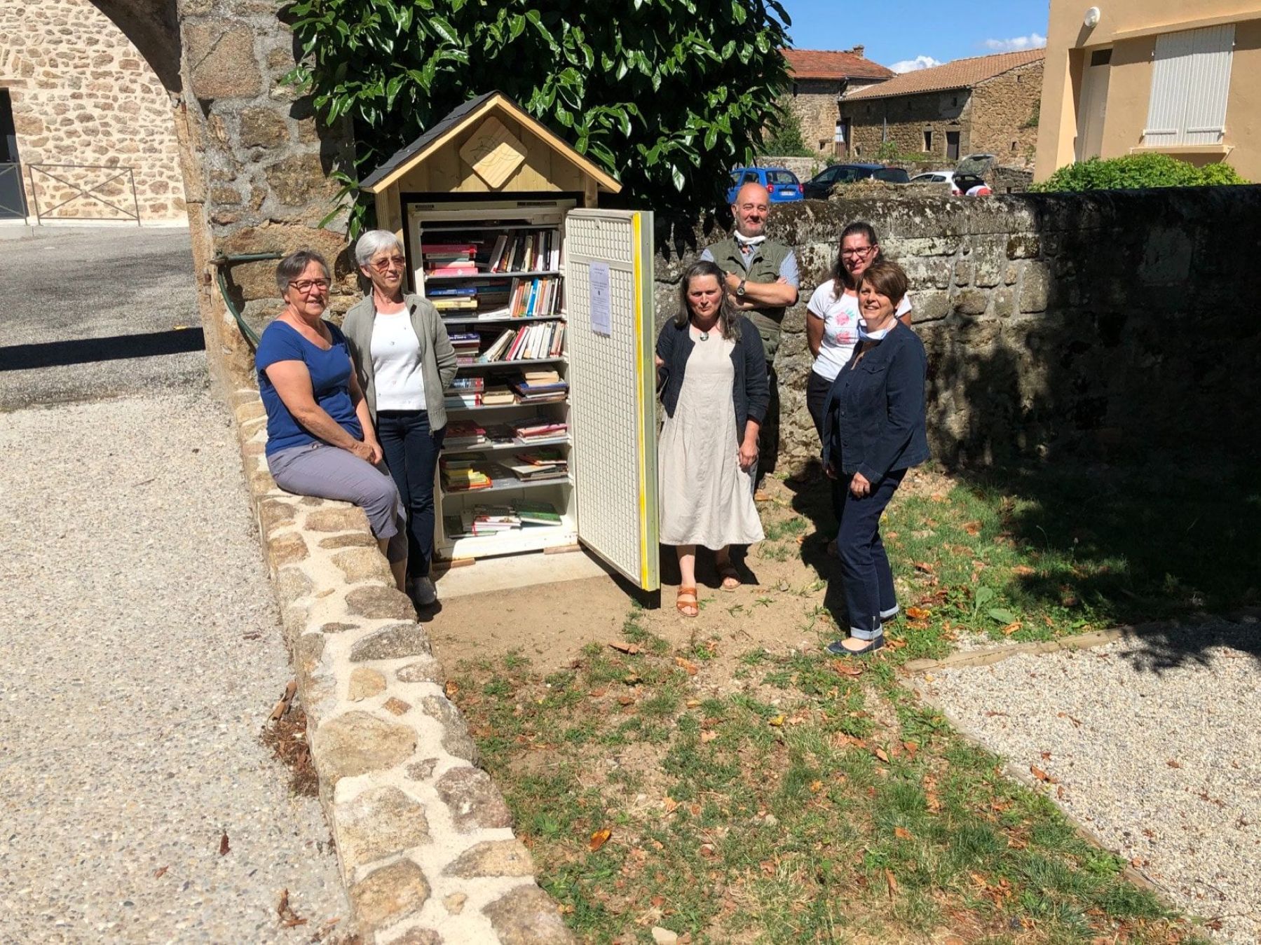 Bibliothèque Cabane livres