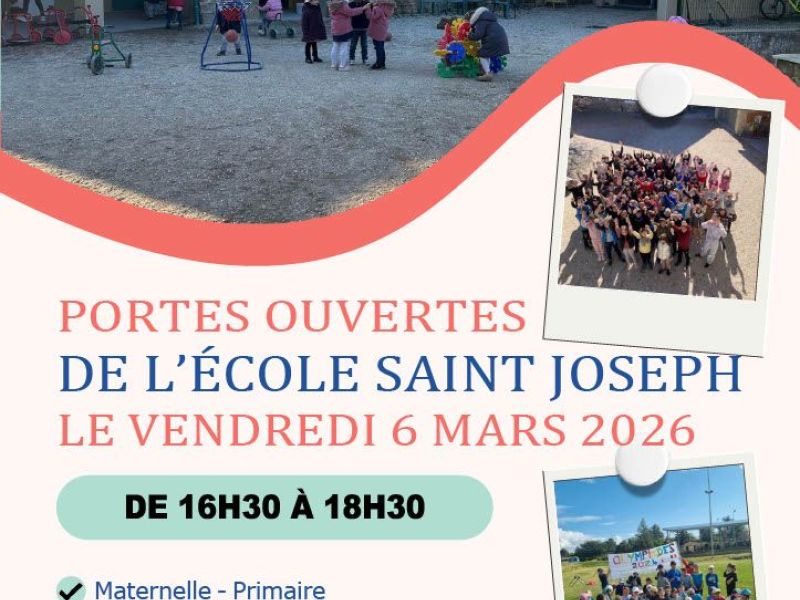 Portes ouvertes Ecole Saint Joseph de Quintenas