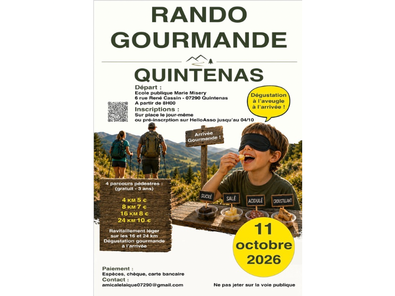 Rando Gourmande à Quintenas