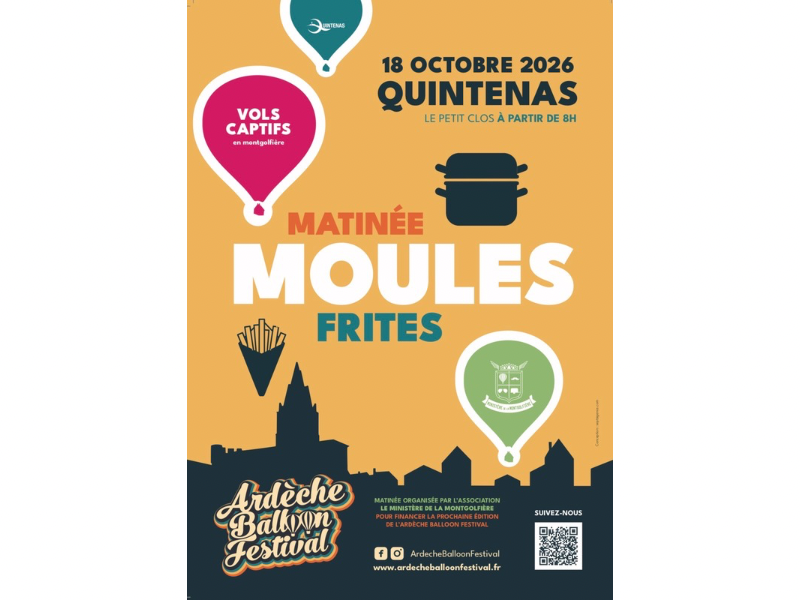 Matinée Moules-frites & Vols captifs