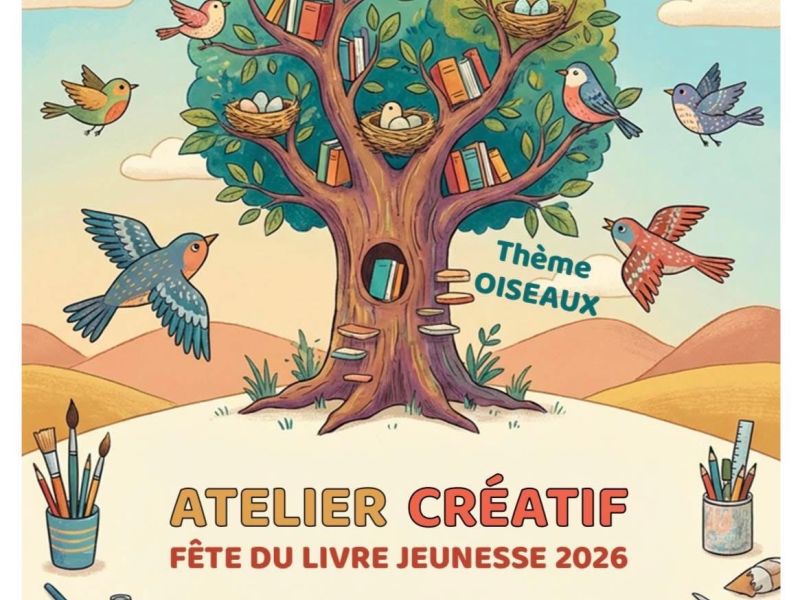 Atelier Créatif - Fête du livre jeunesse 2026