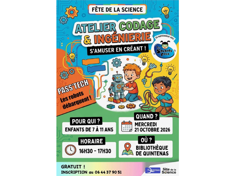 Fête de la Science à Quintenas
